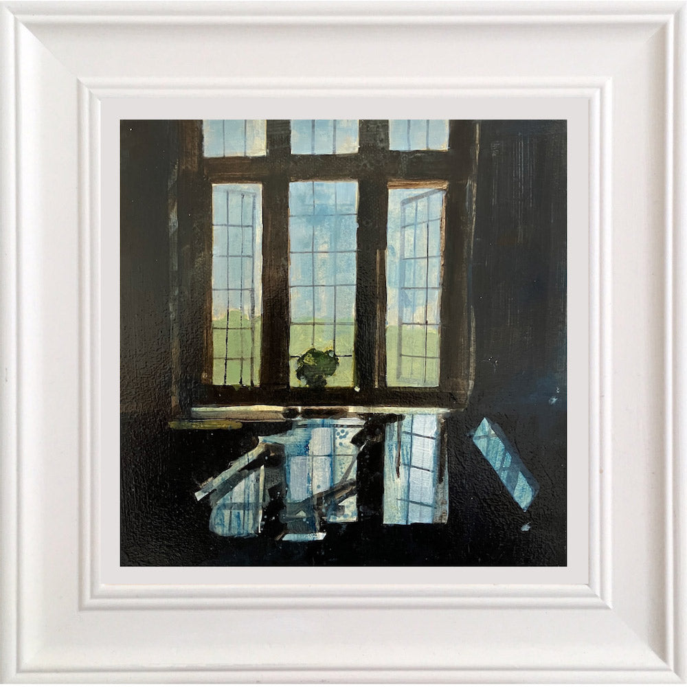 Window and Piano in the Old Green room 24.6.25 By Julian Sutherland-Beatson