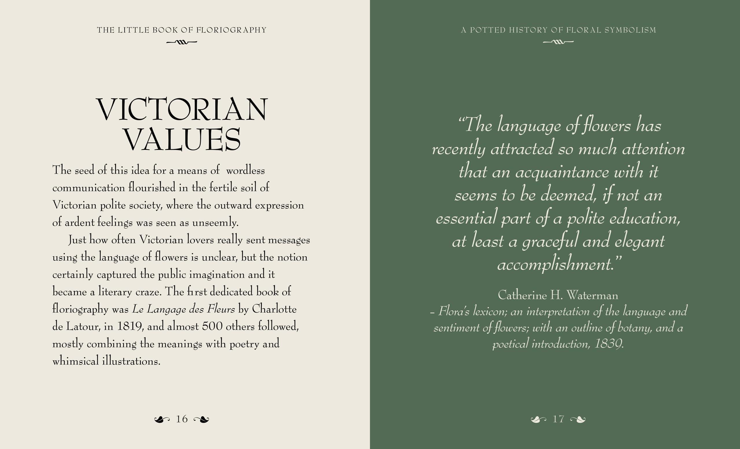 Book of Floriography By Orange Hippo