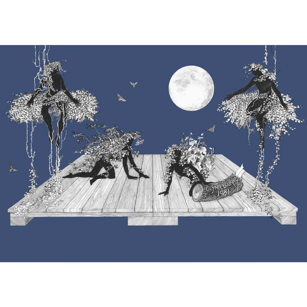 A Midsummer Night's Dream Greetings Card by Elizabeth Bury Glyndebourne Shop