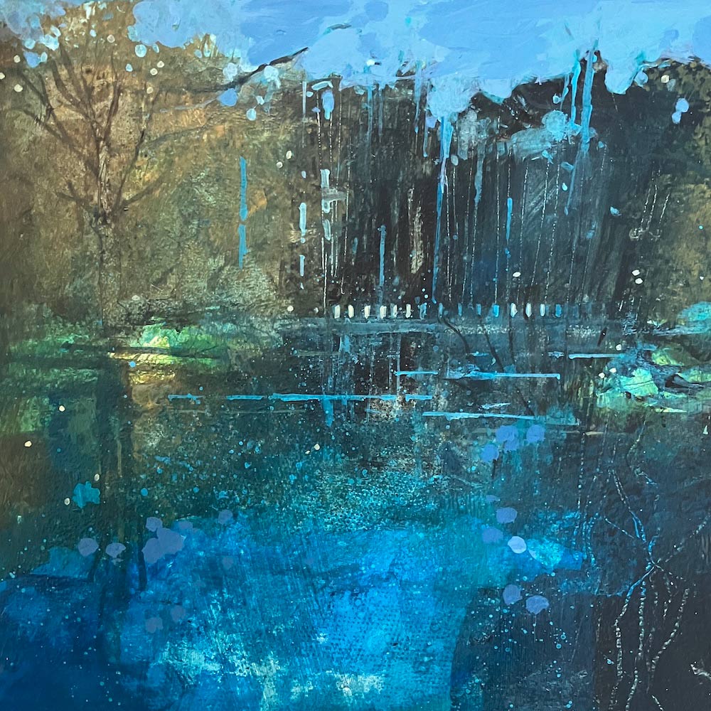 Across the lake, early Springtime By Julian Sutherland-Beatson