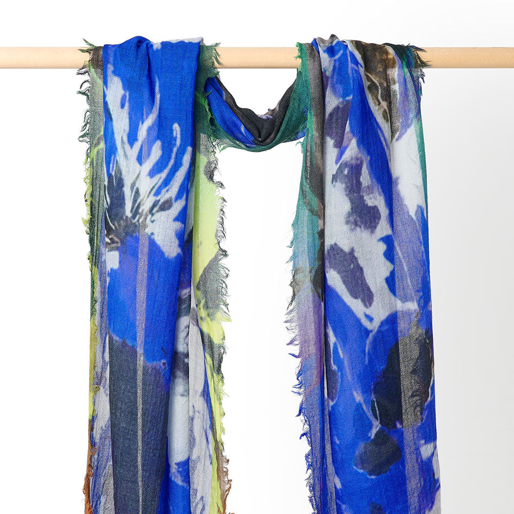 Big Flower Wool Scarf