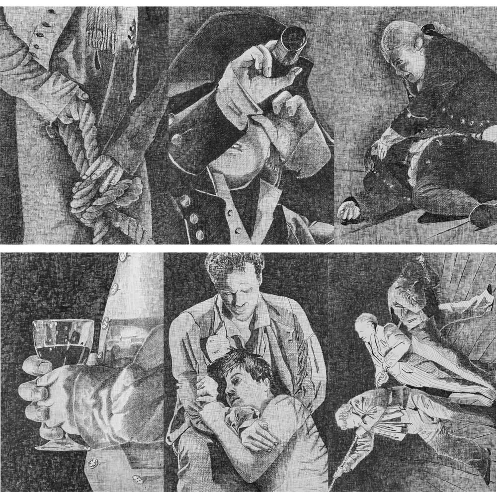 Billy Budd Concertina Postcard Pack By Sara Berman