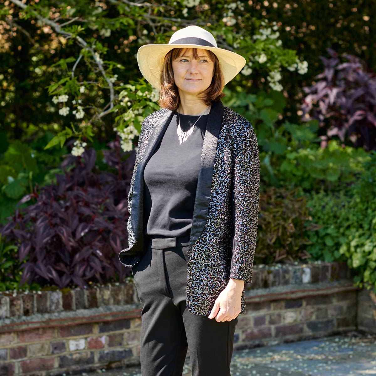 Black Charlotte  Sequin Jacket