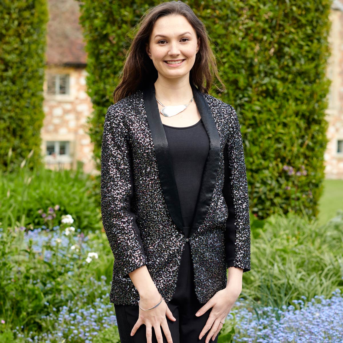 Black Charlotte  Sequin Jacket