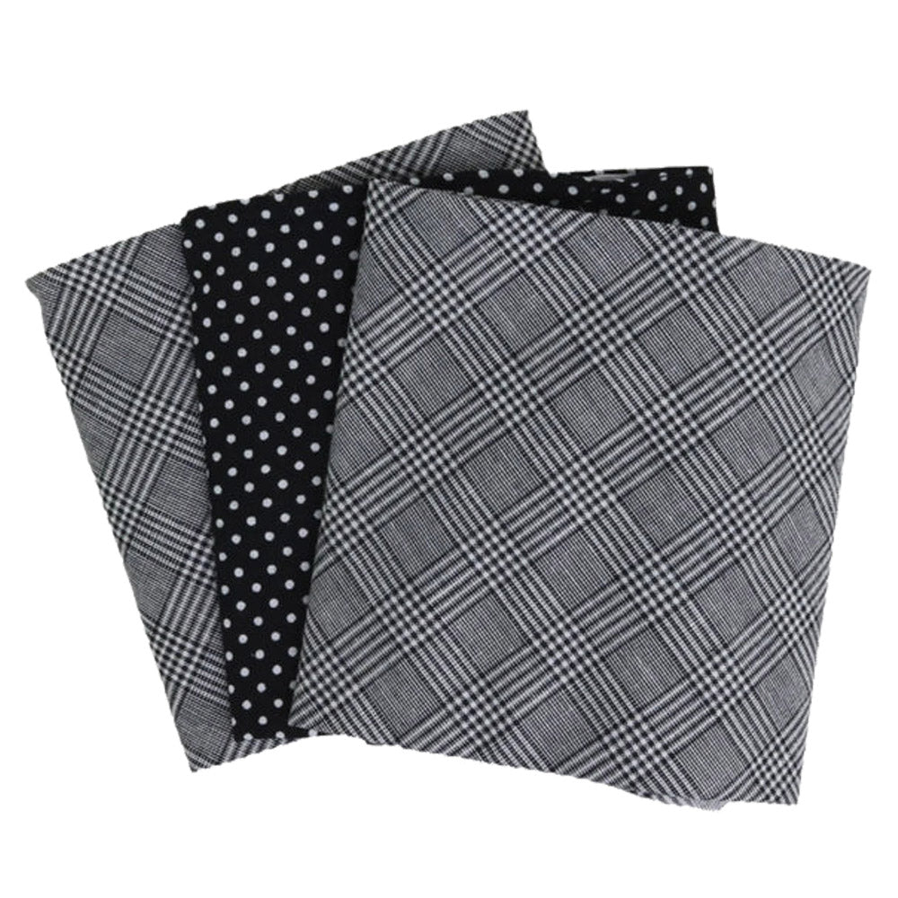Grey Check & Black Polka Dot Handkerchiefs
