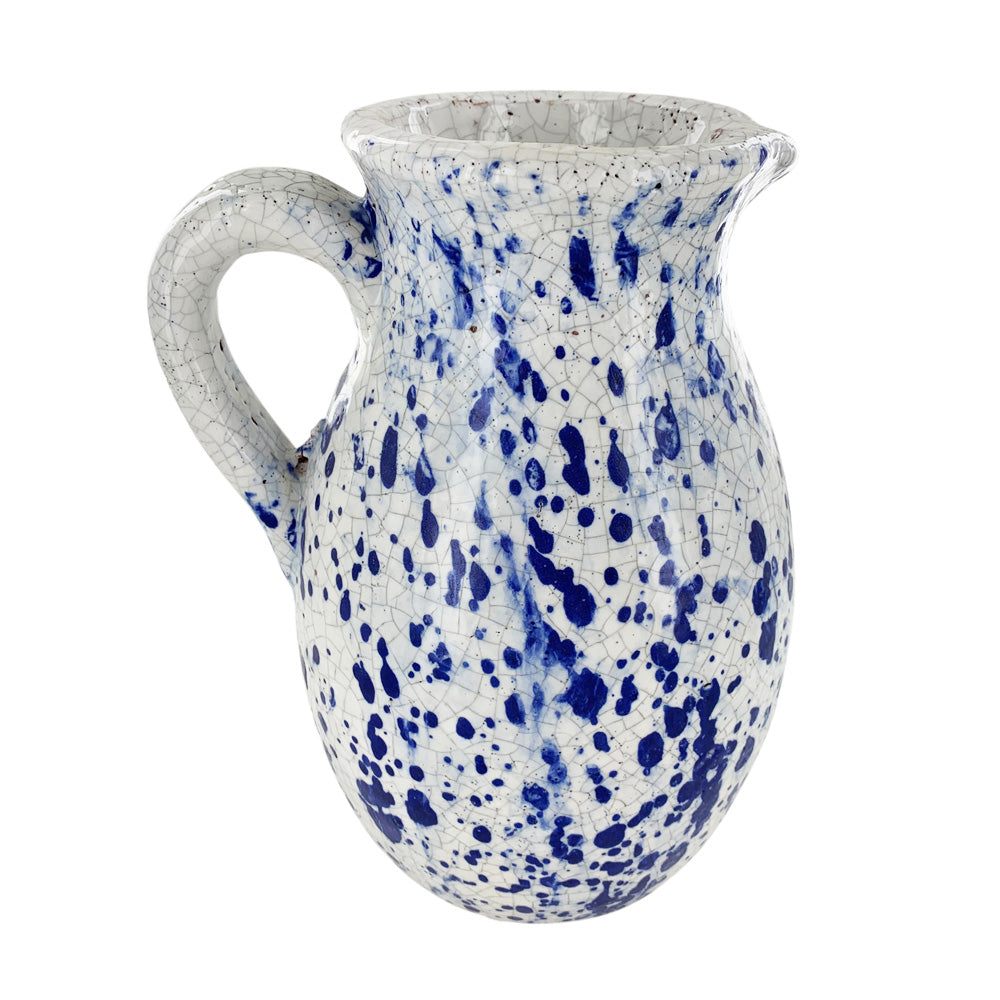 Decorative Blue Ceramic Vase Jug