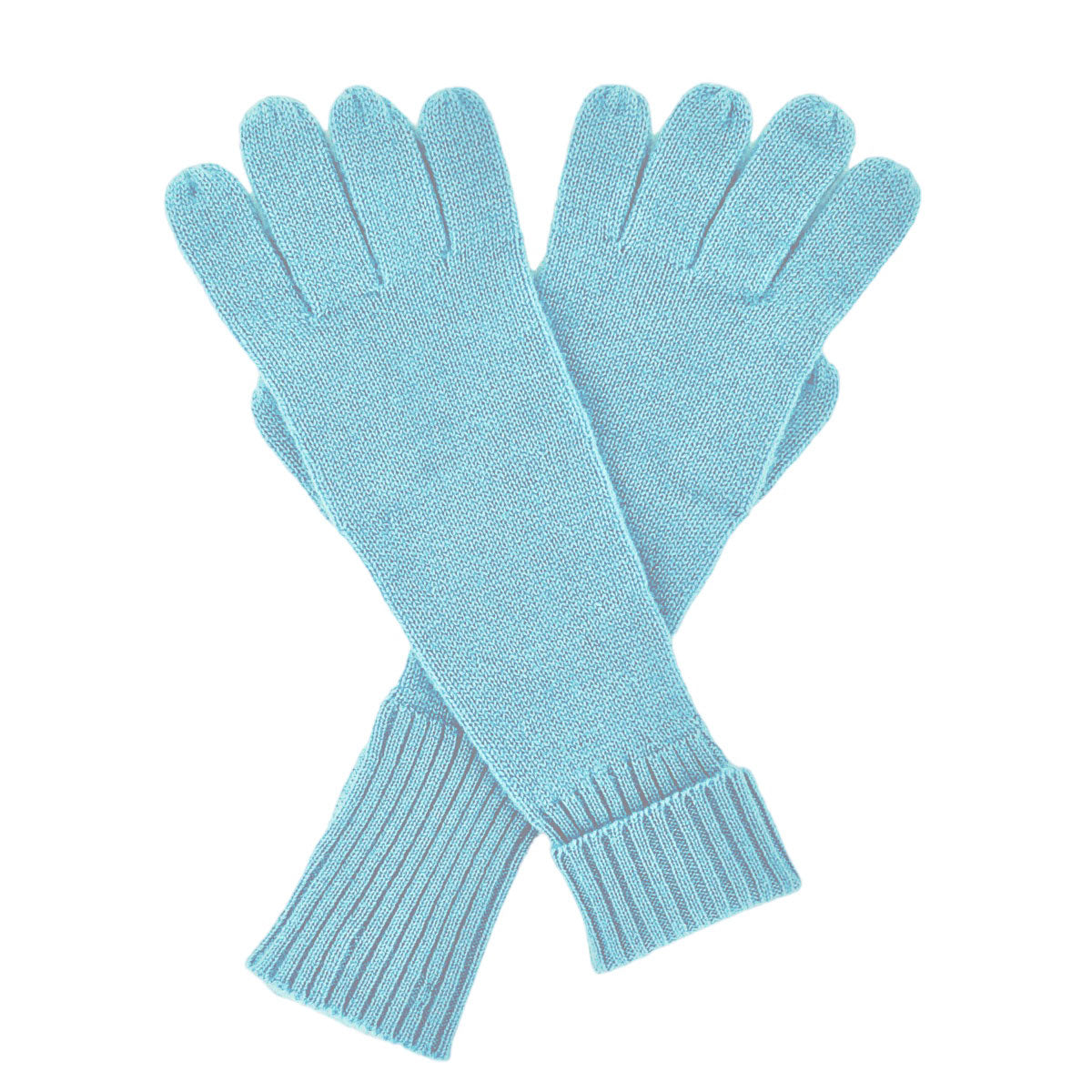 Blue Cashmere Gloves