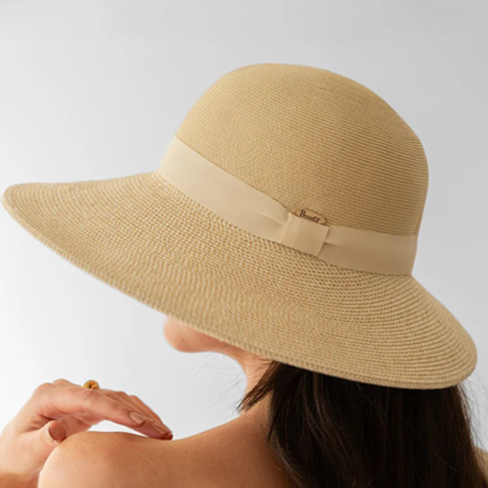 Esme Natural Wide Brim Hat