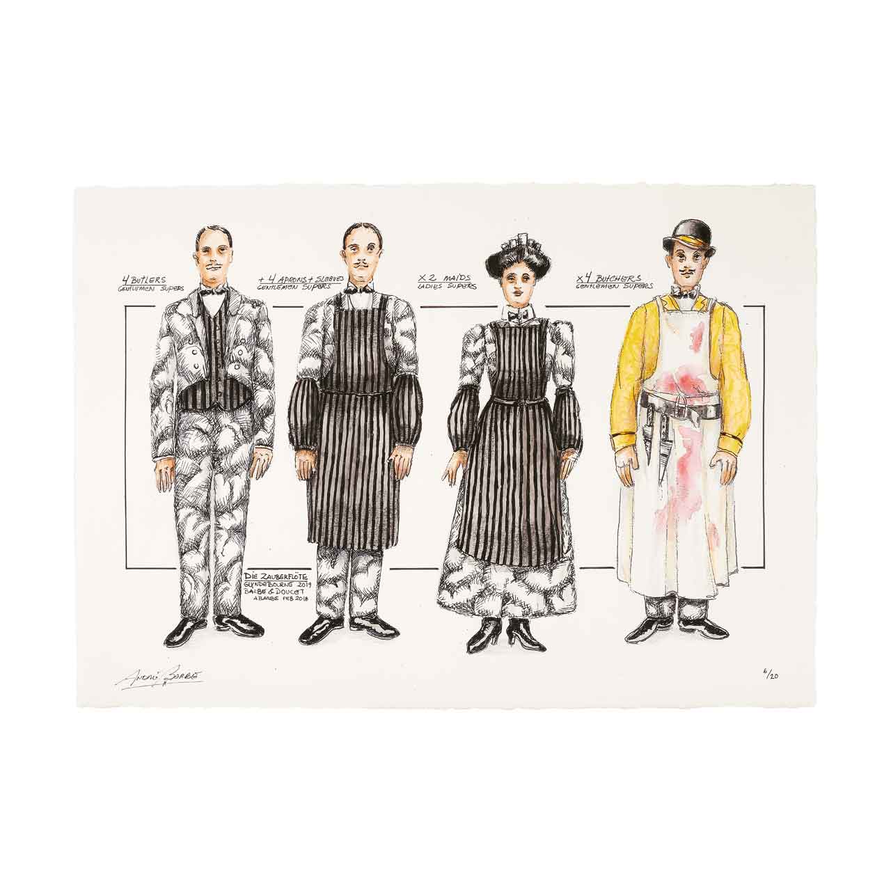 Butlers, Maids & Butchers by André Barbe Glyndebourne Shop