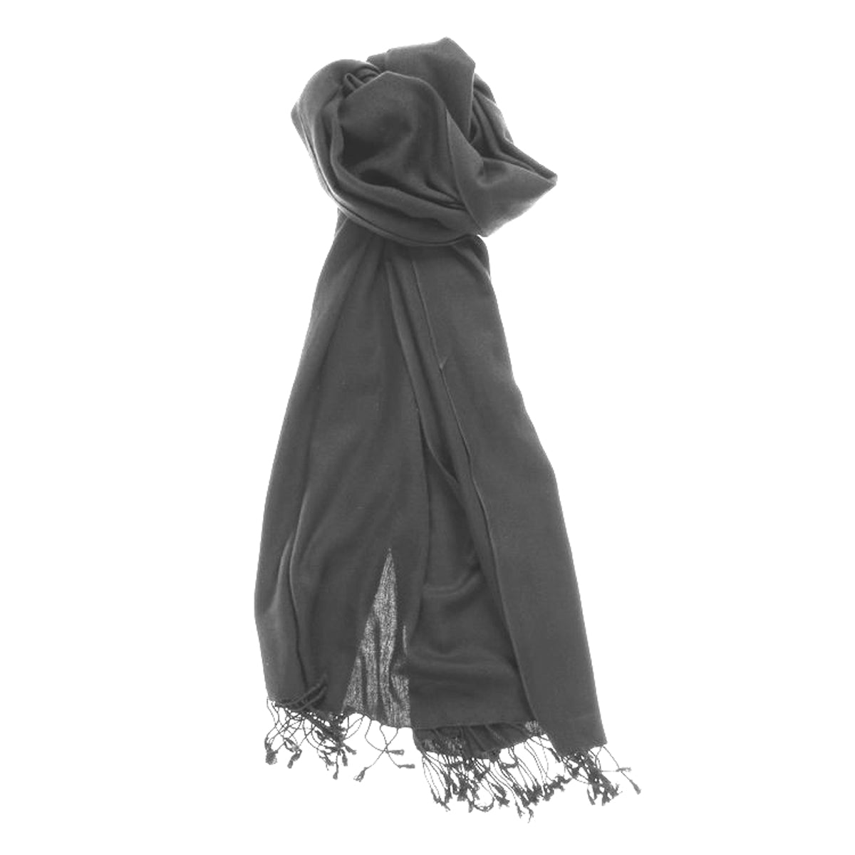 Charcoal Pashmina Scarf Glyndebourne Shop