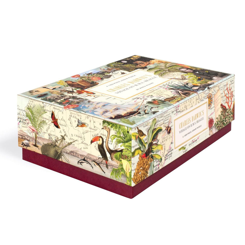 Charles Darwin Voyage On HMS Beagle Jigsaw Puzzle By Maria Rivans