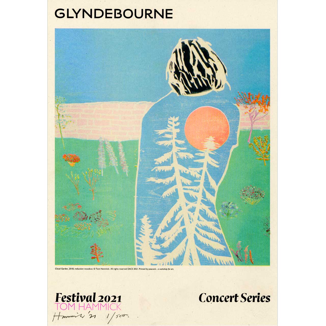 Concert Series Limited Edition Signed Poster by Tom Hammick Glyndebourne Shop
