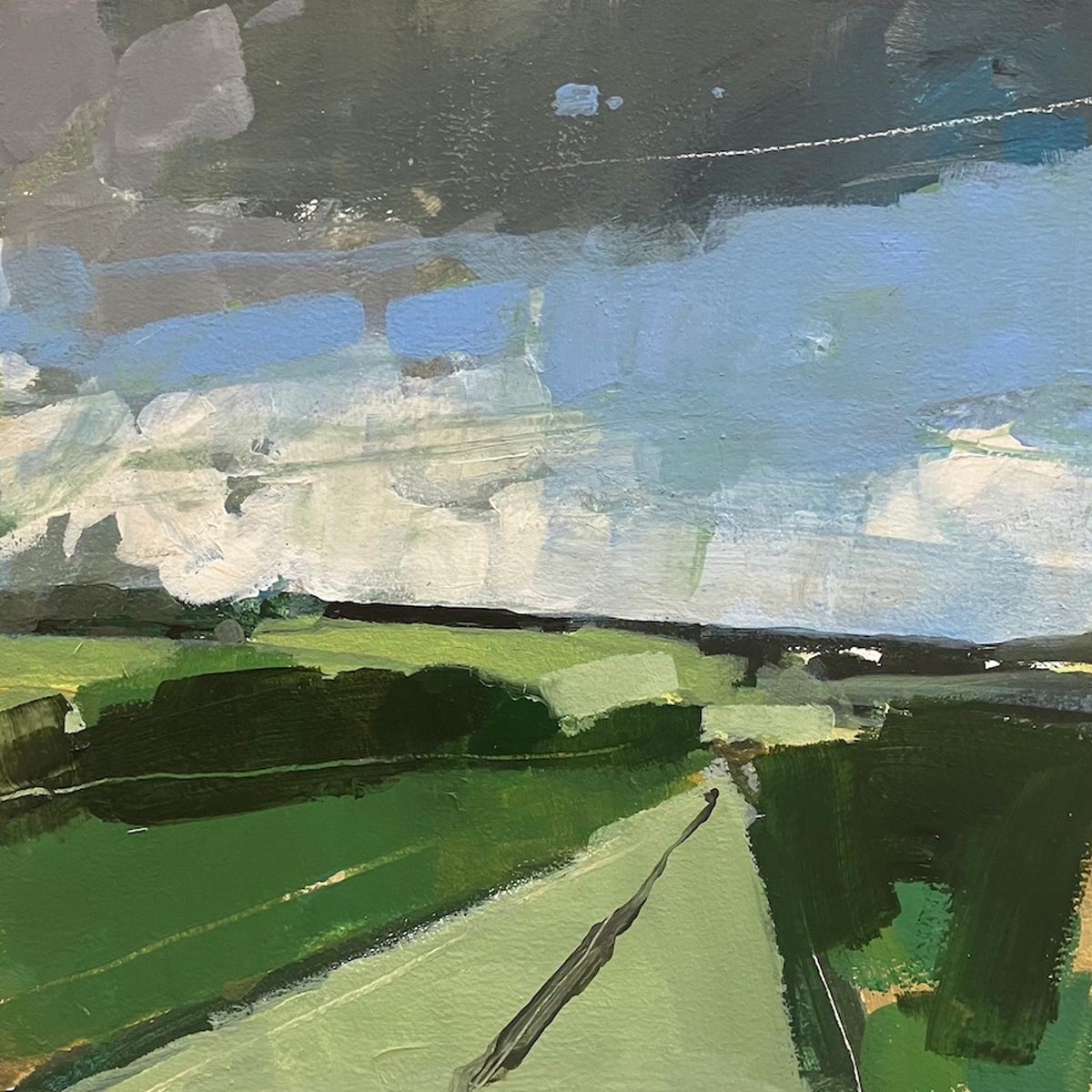 Country road near Glyndebourne By Julian Sutherland-Beatson