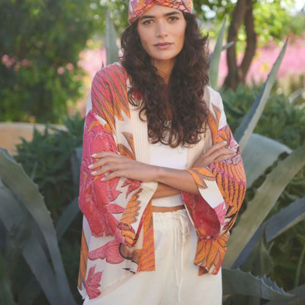 Crane Brights Kimono