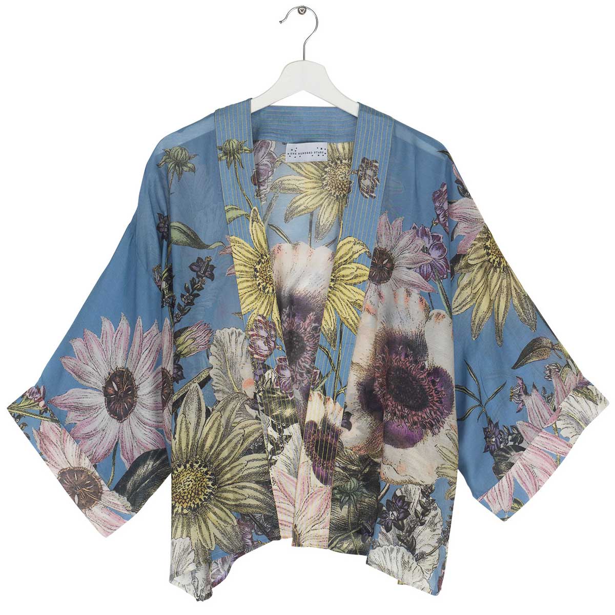 Daisy Cornflower Blue Kimono