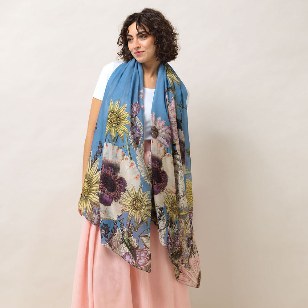Daisy Power Cotton Scarf main image 1