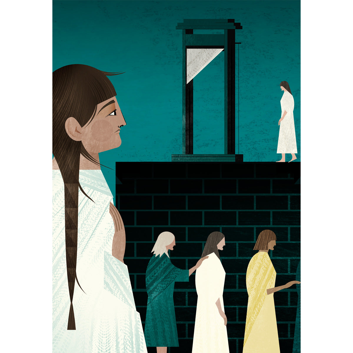 Dialogues des Carmelites Greetings Card By Katie Ponder Glyndebourne Shop