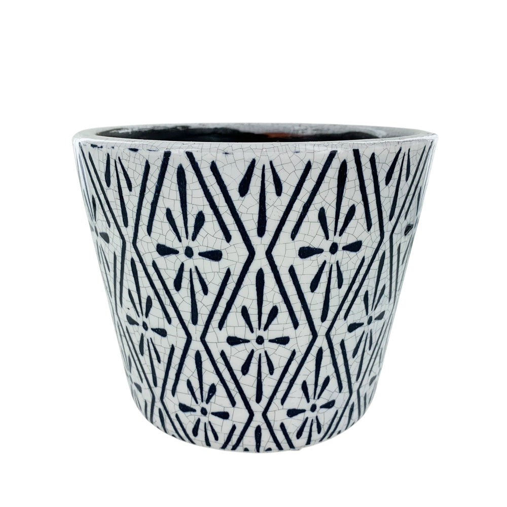 Diamond Ceramic Plant Pot