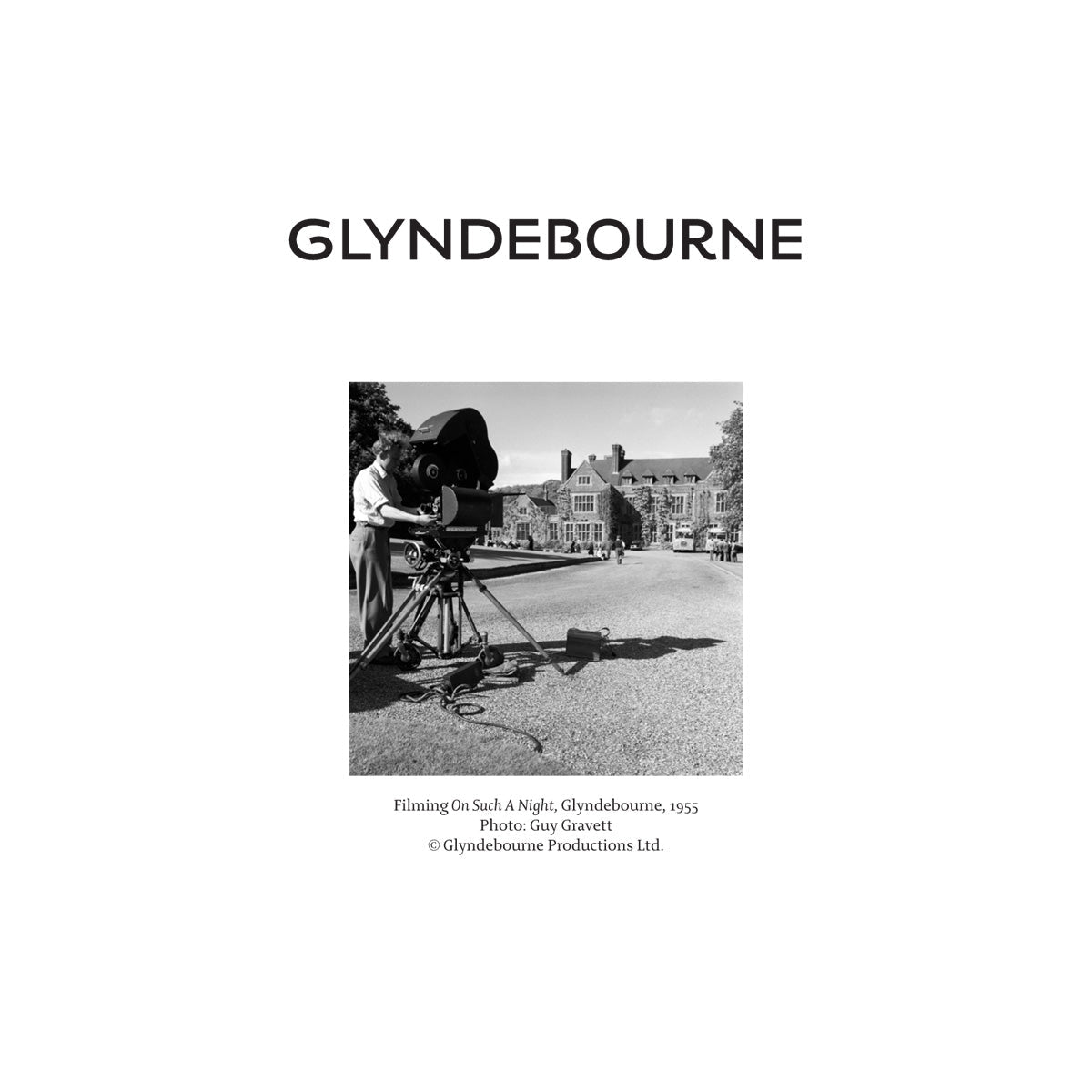Filming On Such A Night, Glyndebourne 1955 Greetings Card Glyndebourne Shop