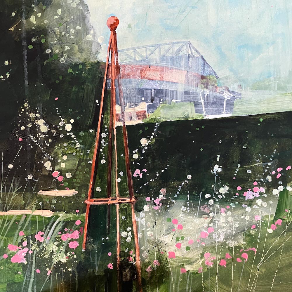 Flower Border at Glyndebourne By Julian Sutherland-Beatson