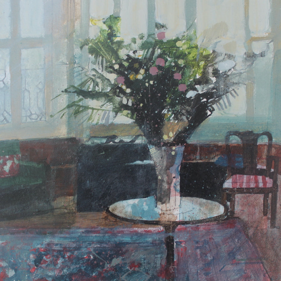 Flower vase in the Organ Room 7.8.23 by Julian Sutherland-Beatson Glyndebourne Shop