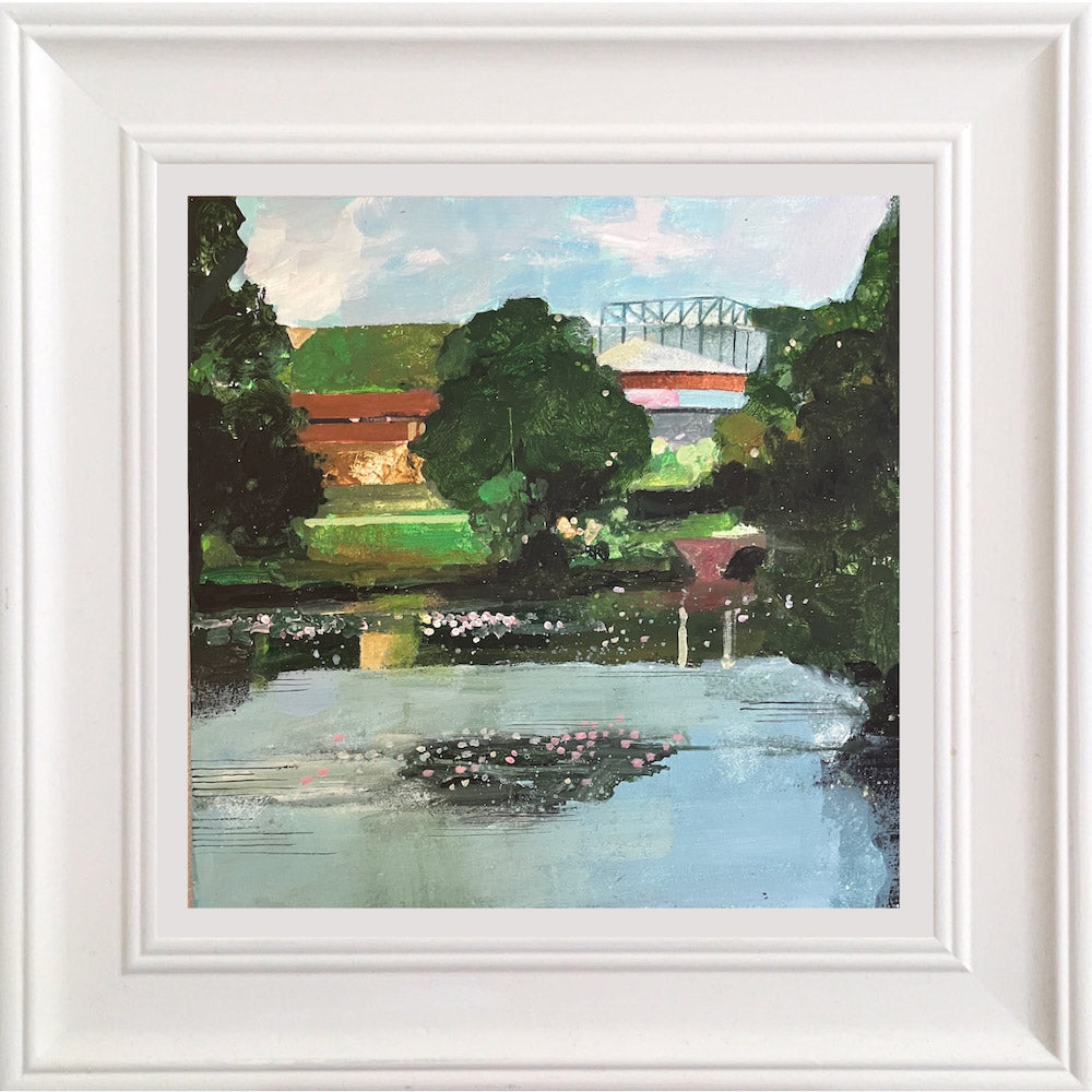 The Auditorium from the lake 11.7.26 By Julian Sutherland-Beatson