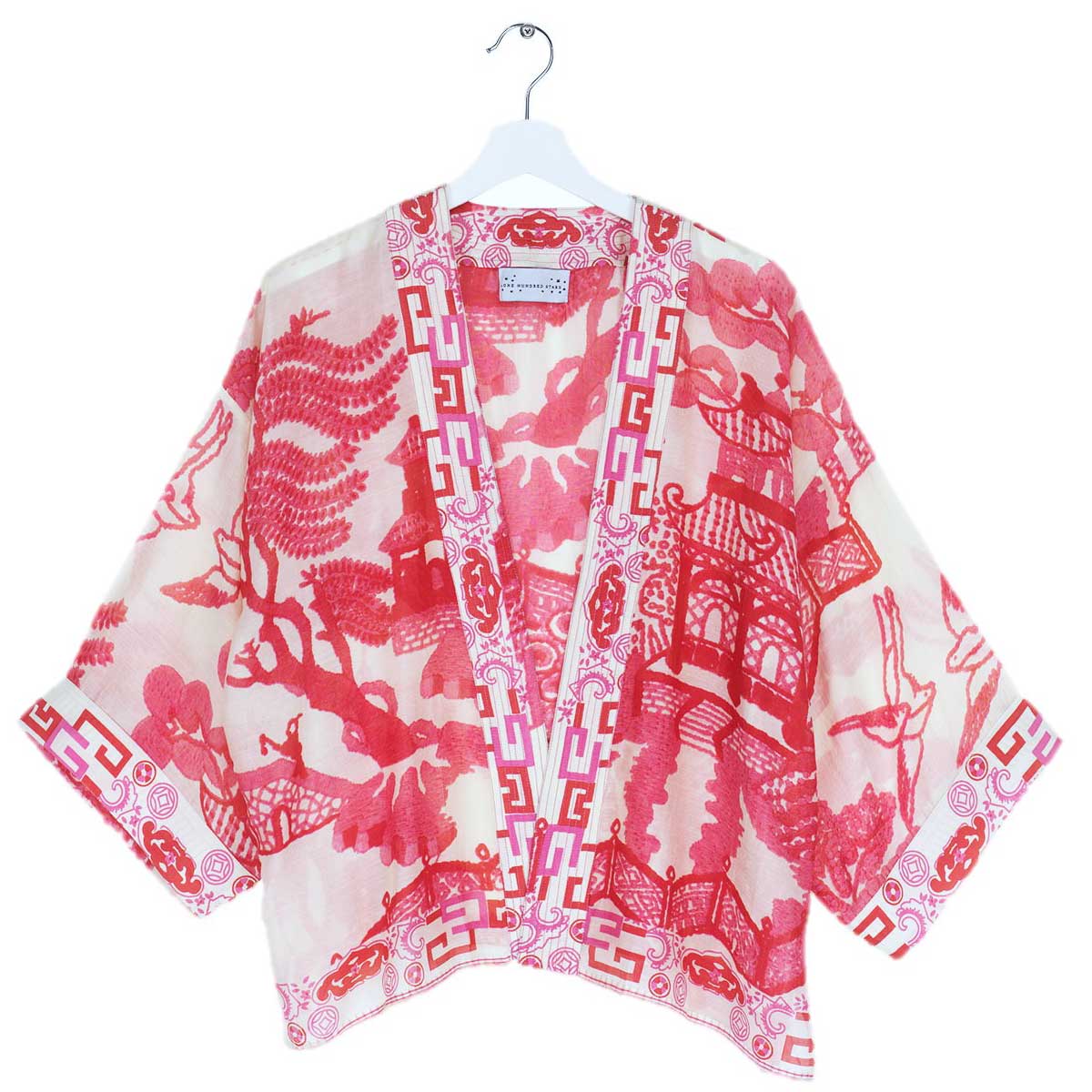 Giant Willow Fuschia Pink Kimono