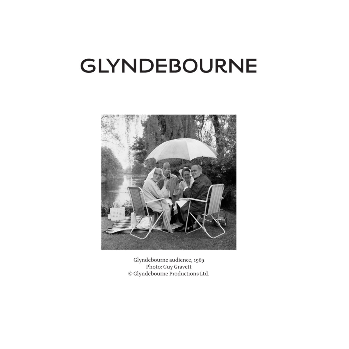 Glyndebourne Audience, 1969 Greetings Card Glyndebourne Shop