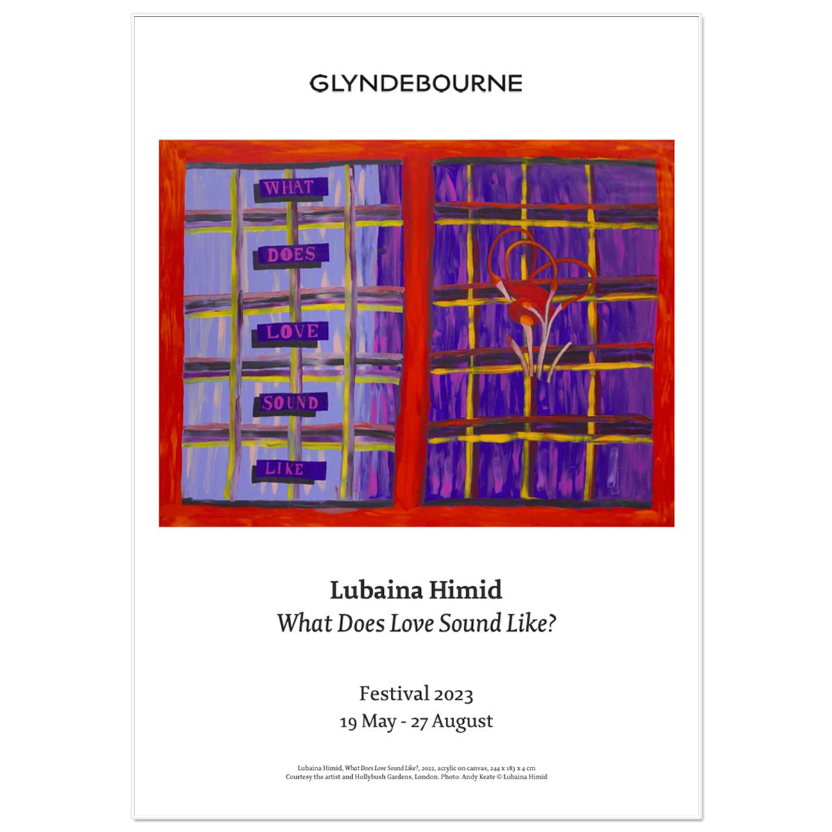 Glyndebourne Festival 2023 Poster (2) Glyndebourne Shop