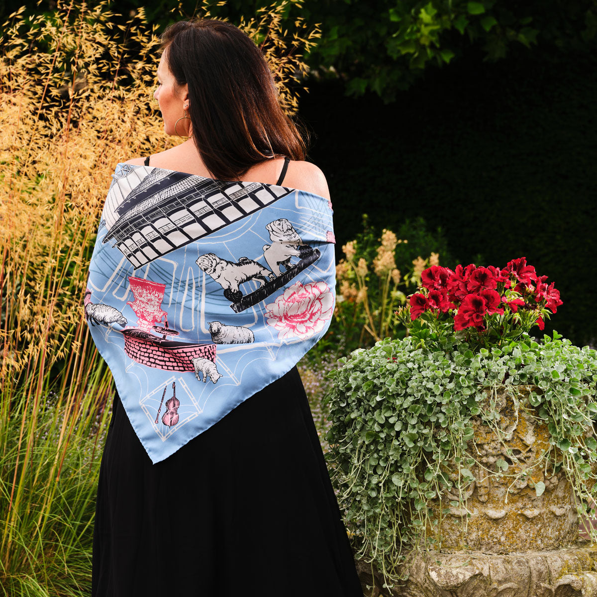 Glyndebourne Festival 2023 'Unheard Melodies' Silk Scarf Glyndebourne Shop