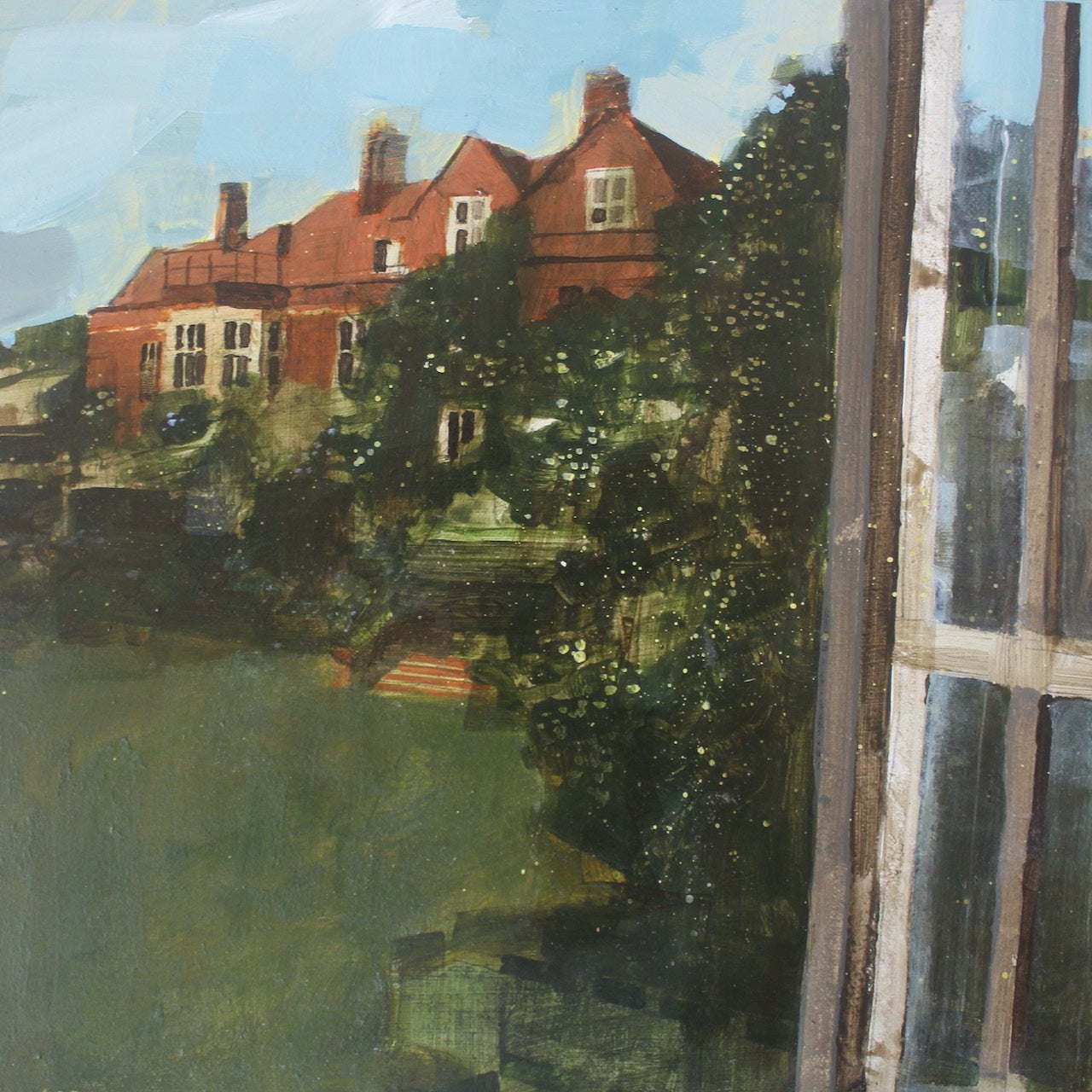 Glyndebourne House from The Old Green room 1.7.23 by Julian Sutherland-Beatson Glyndebourne Shop