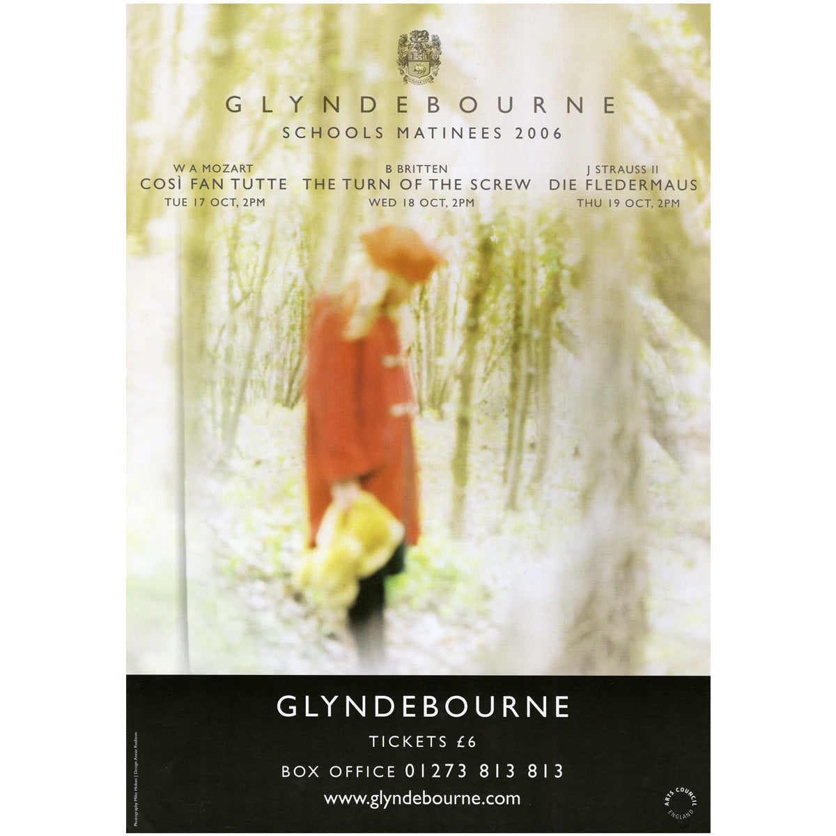 Glyndebourne School Matinees 2006 Poster Glyndebourne Shop