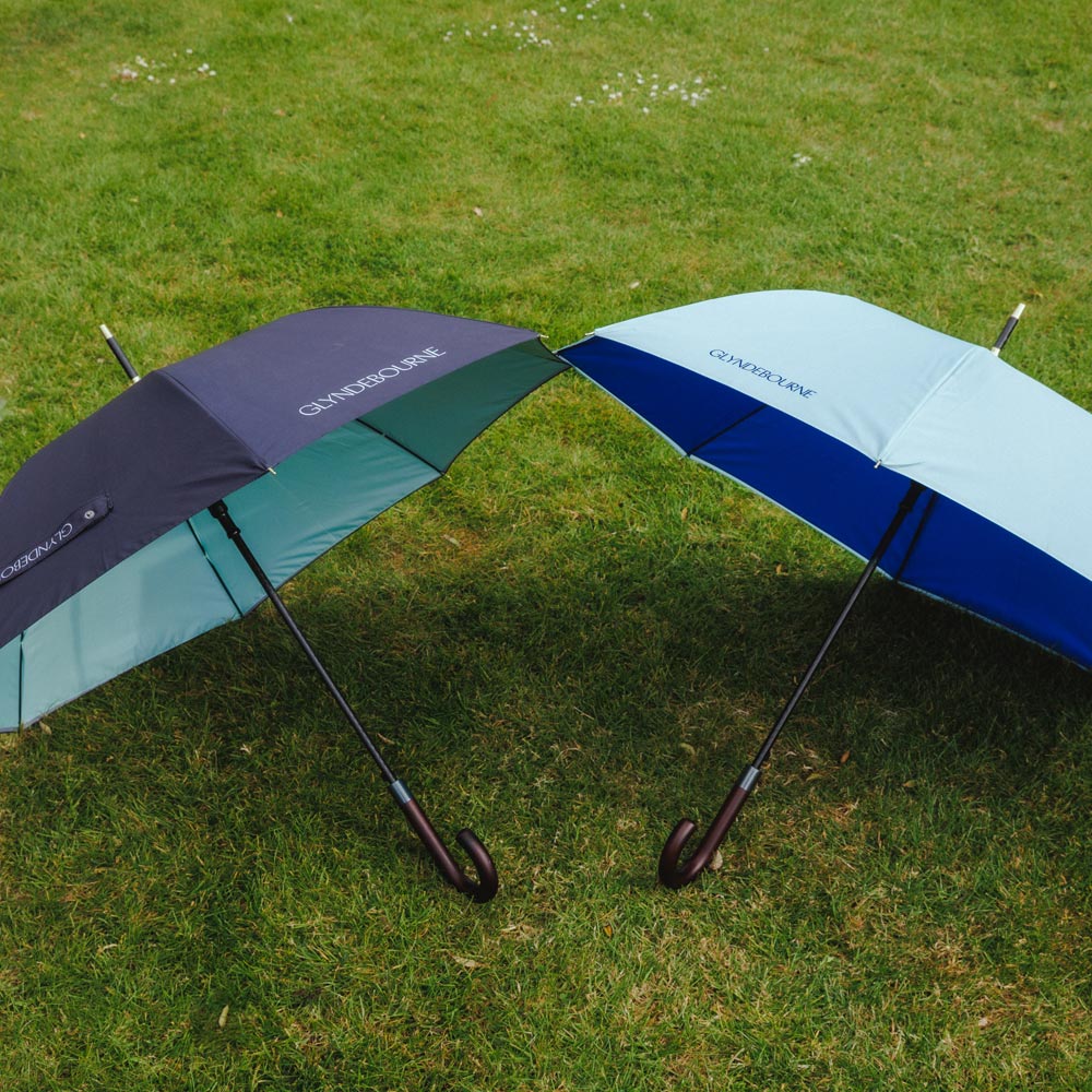 Glyndebourne Black & Sage Classic Umbrella