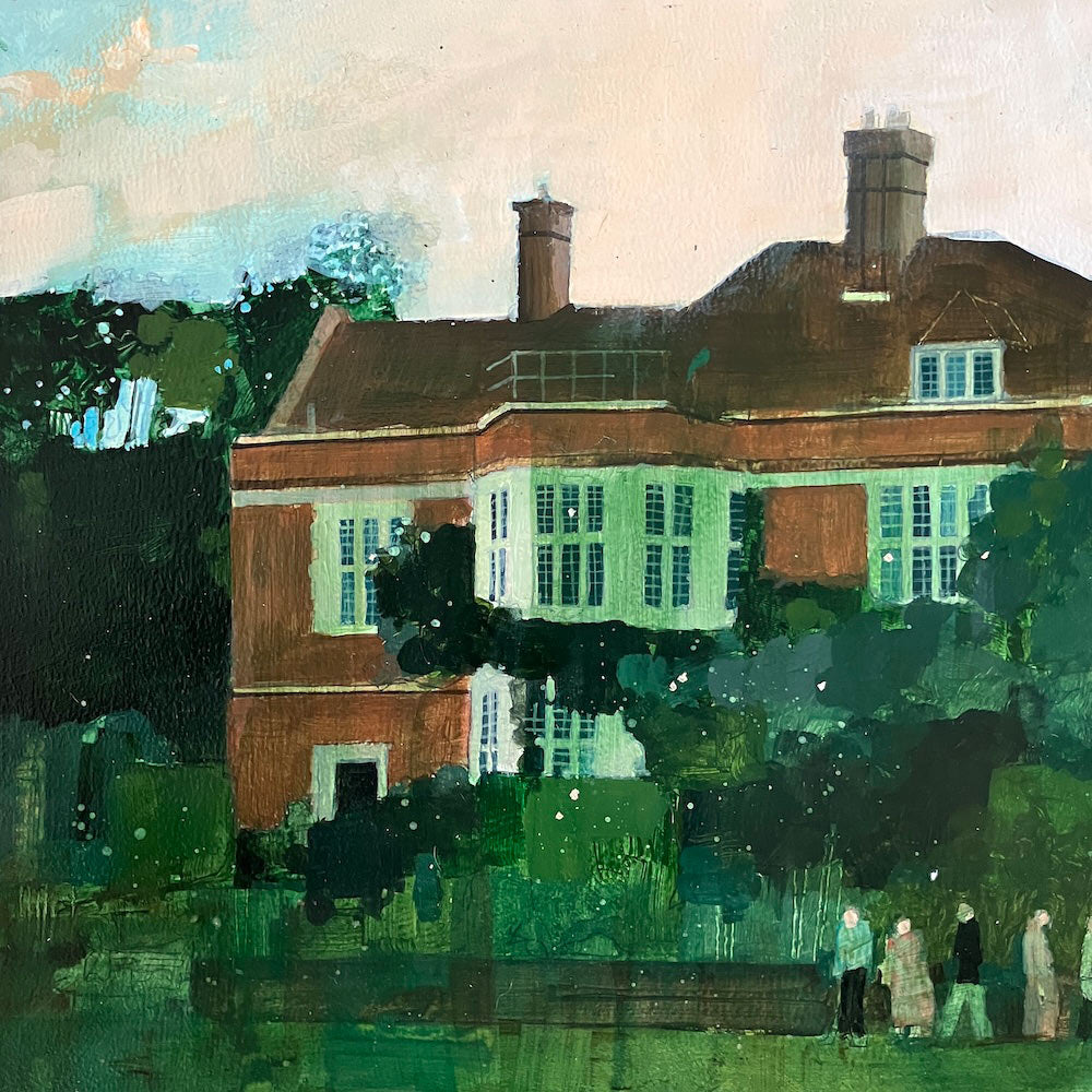 Glyndebourne House at dusk