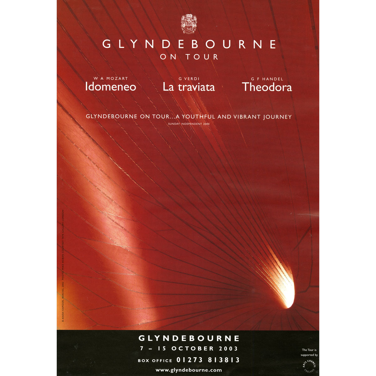 Glyndebourne on Tour Set Design From Idomeno by  Anish Kapoor 2003 Poster