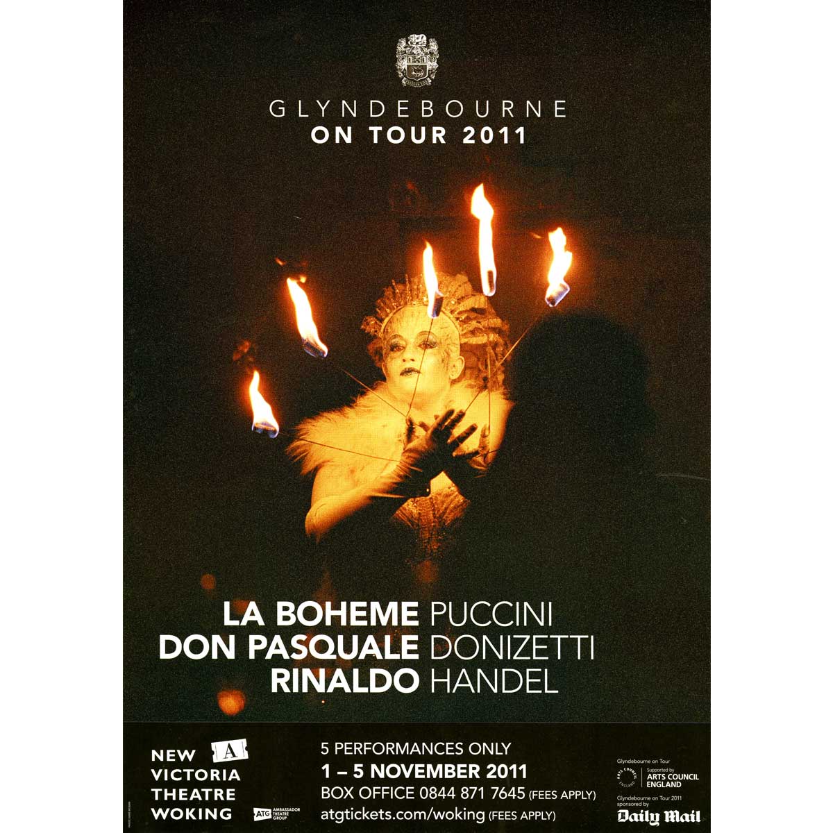 Glyndebourne On Tour 2011 Poster (Multiple Locations)