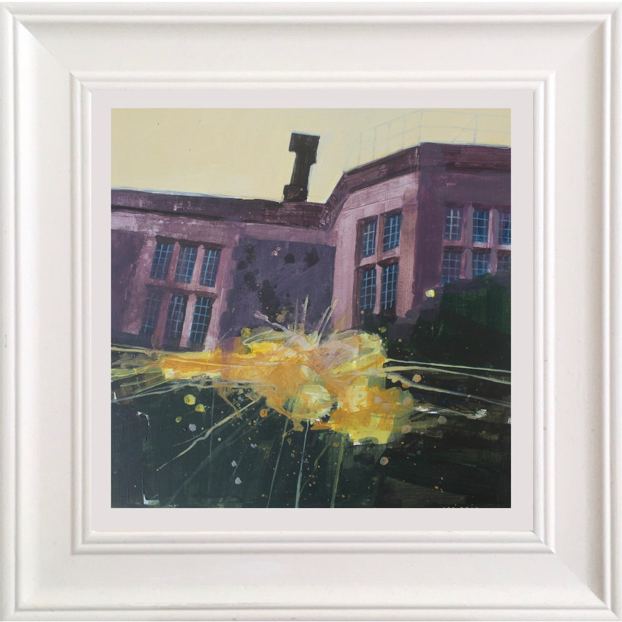 Glyndebourne with yellow flower 3.7.23 by Julian Sutherland-Beatson Glyndebourne Shop