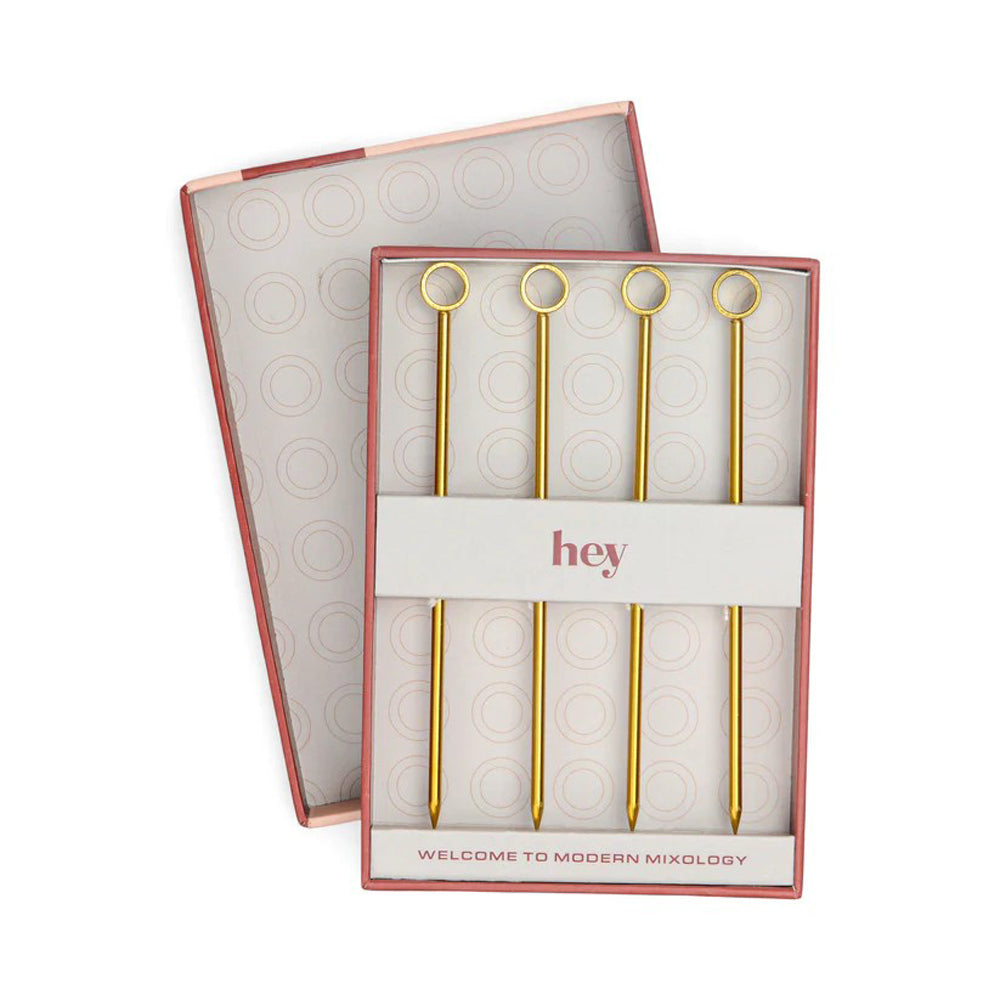 Gold Cocktail Picks