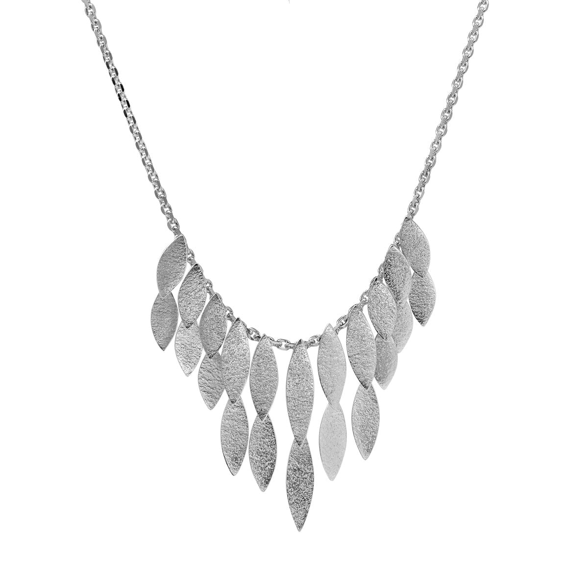 Icarus Large Silver Waterfall Necklace Glyndebourne Shop