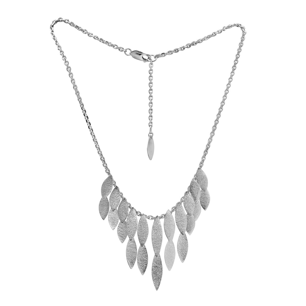 Icarus Large Silver Waterfall Necklace Glyndebourne Shop