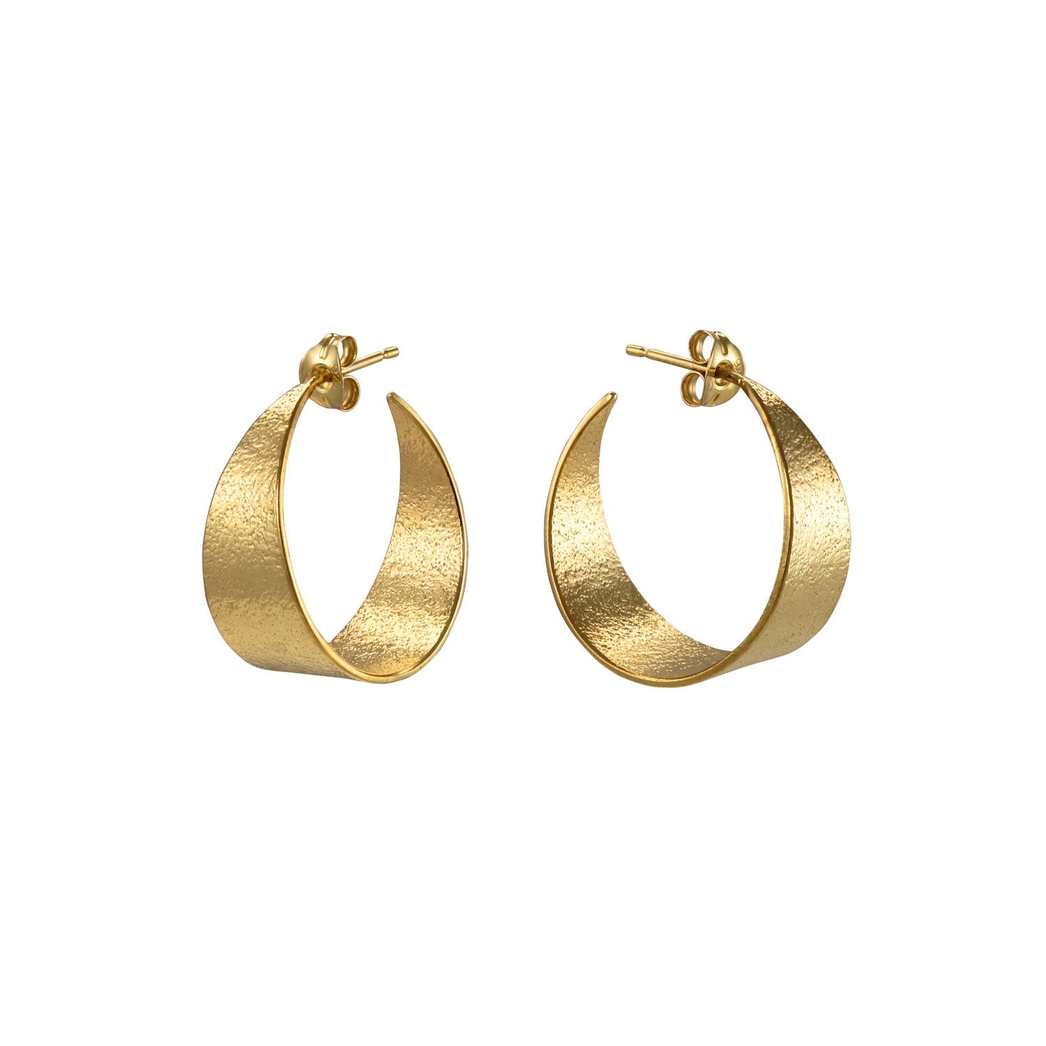 Icarus Medium Gold Hoop Earrings Glyndebourne Shop