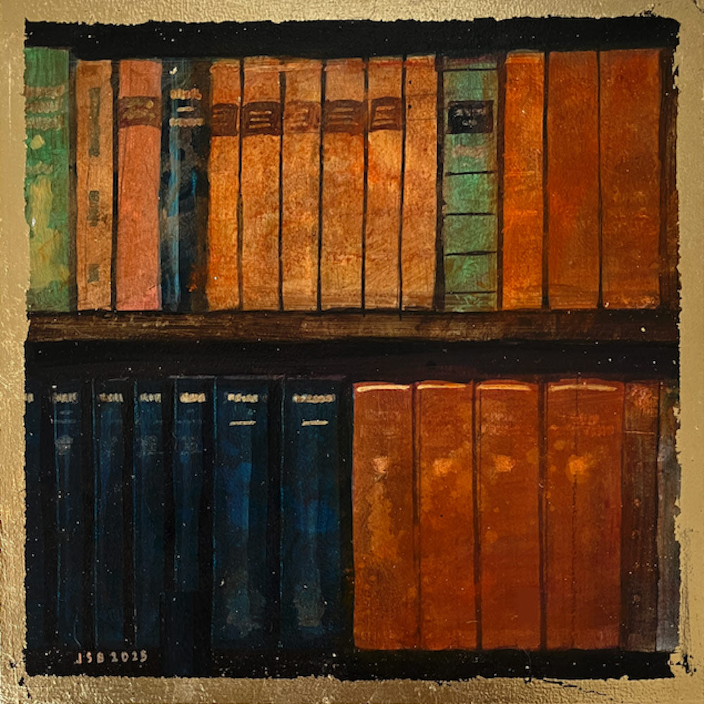 Bookshelf in the Organ Room By Julian Sutherland-Beatson
