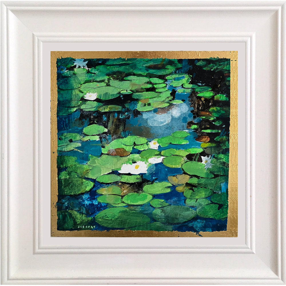 Water Lilies On The Lake By Julian Sutherland-Beatson