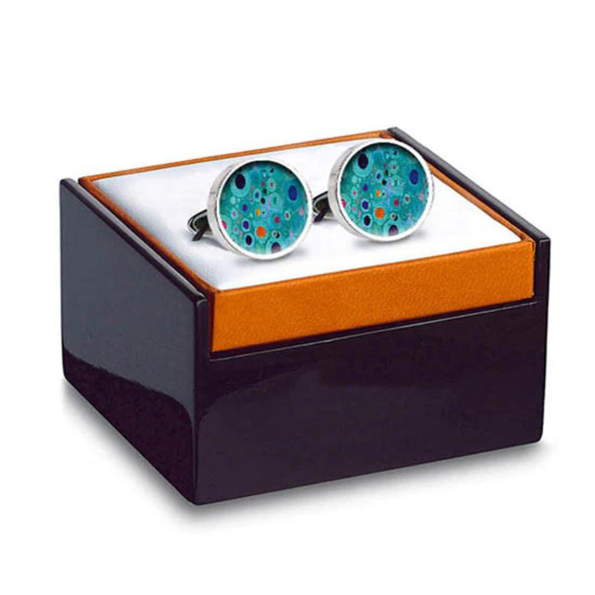 Klimt Turquoise Cufflinks Glyndebourne Shop