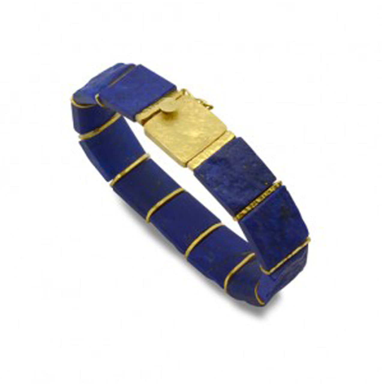 Lapis Lazuli Tab Bracelet