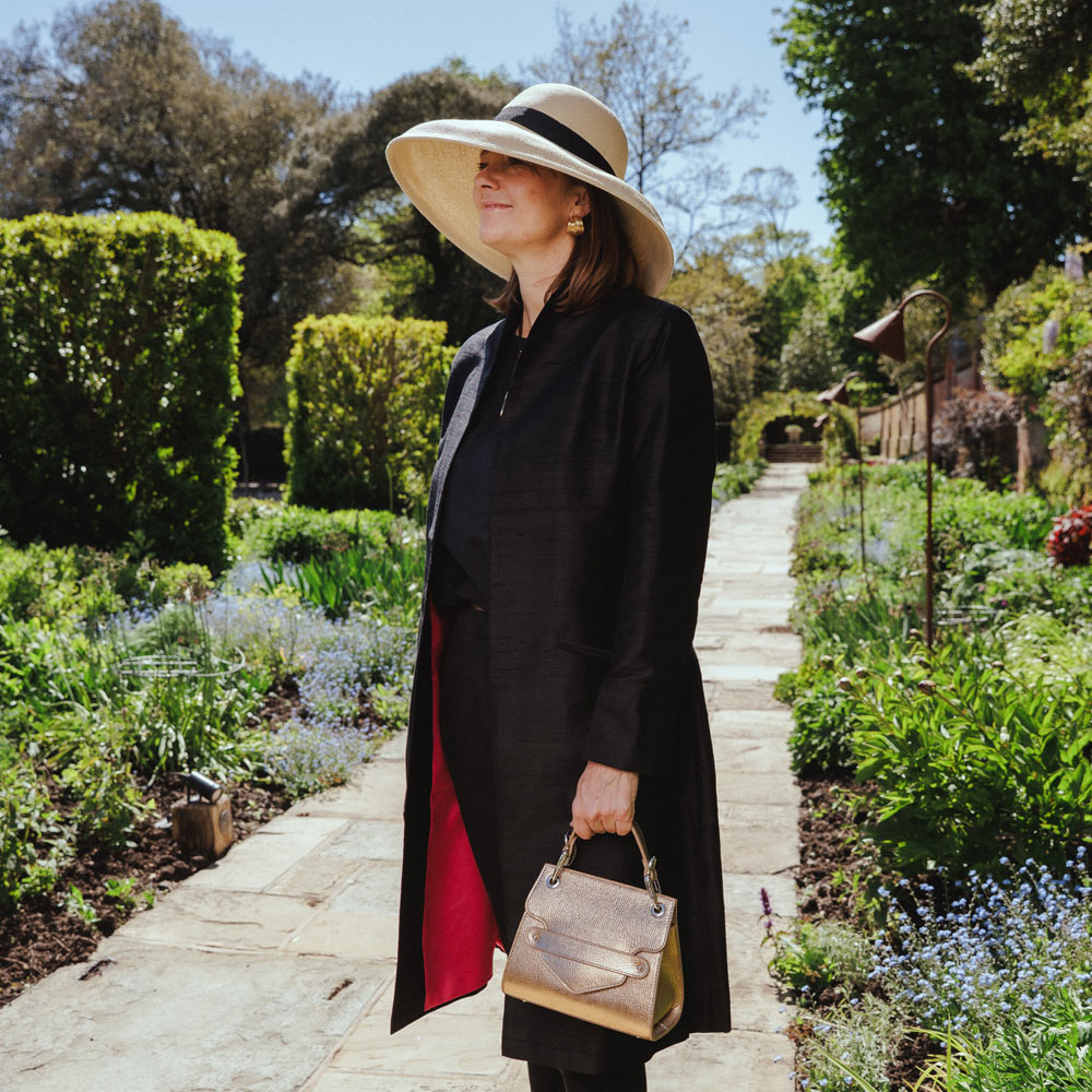 Lana Liquorice Silk Coat