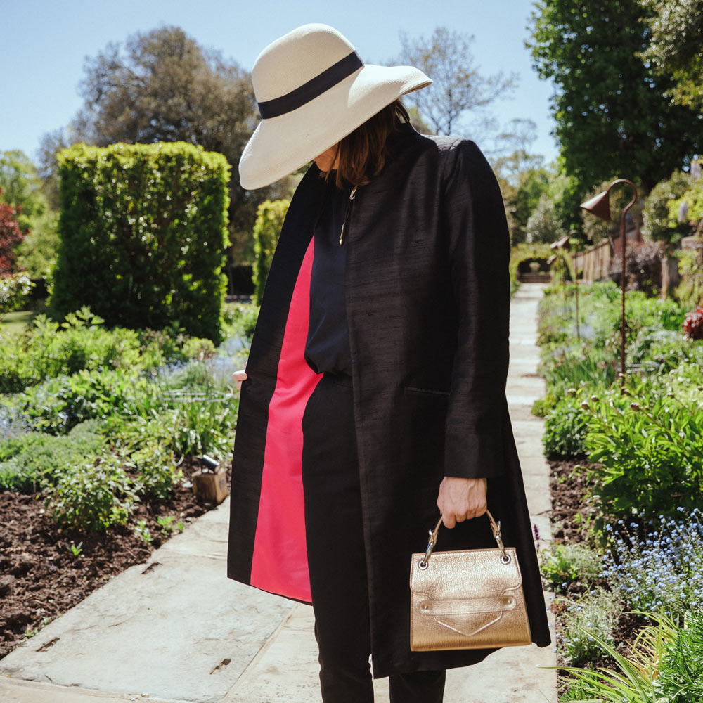 Lana Liquorice Silk Coat