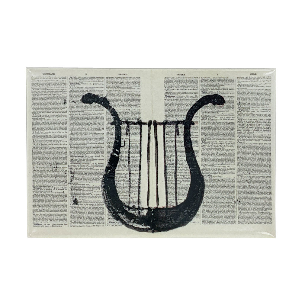 Lyre Magnet By William Kentridge
