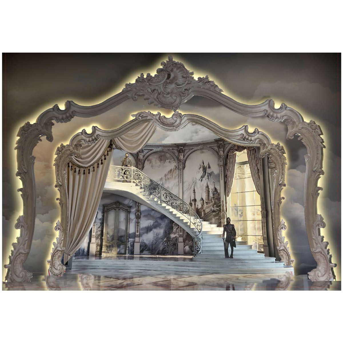 The Merry Widow Greetings Card