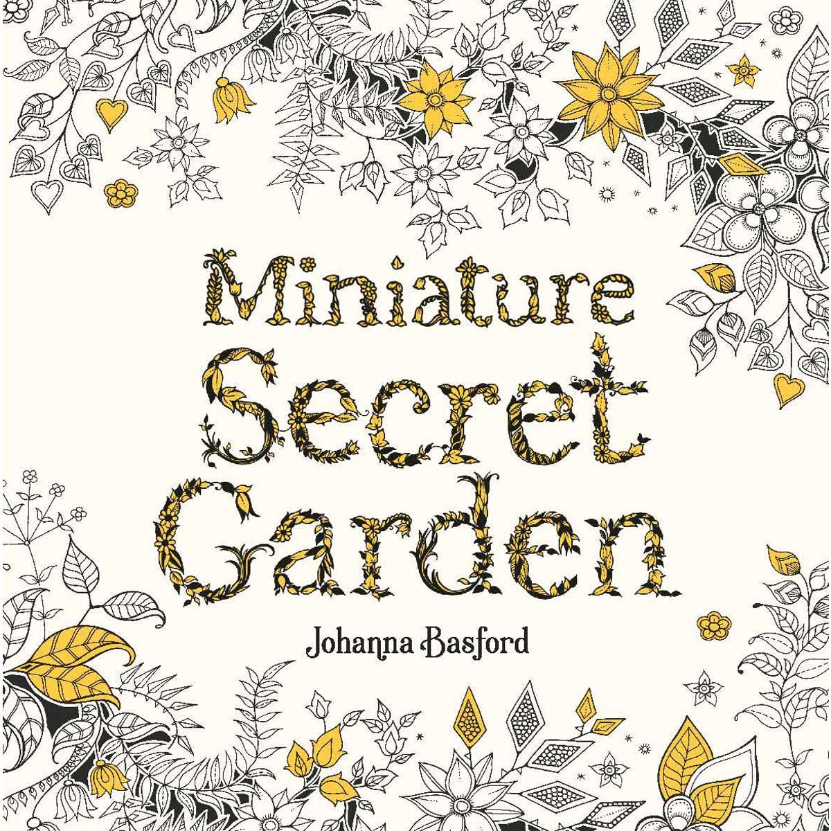 Miniature Secret Garden Colouring Book by Johanna Basford